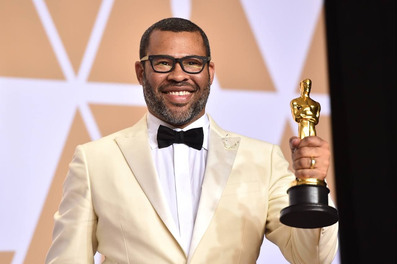 <p>Writer Jordan Peele, winner of Best Original Screenplay for <em>Get Out</em>, poses in the press room during the 90th Annual Academy Awards at Hollywood &amp; Highland Center on March 4, 2018 in Hollywood, California. (Photo by Alberto E. Rodriguez/Getty Images)</p>