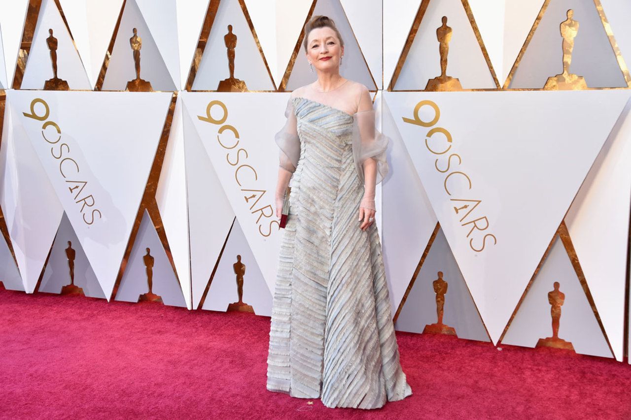 Lesley Manville attends the 90th Annual Academy Awards at Hollywood & Highland Center on March 4, 2018 in Hollywood, California. (Photo by Jeff Kravitz/FilmMagic)
