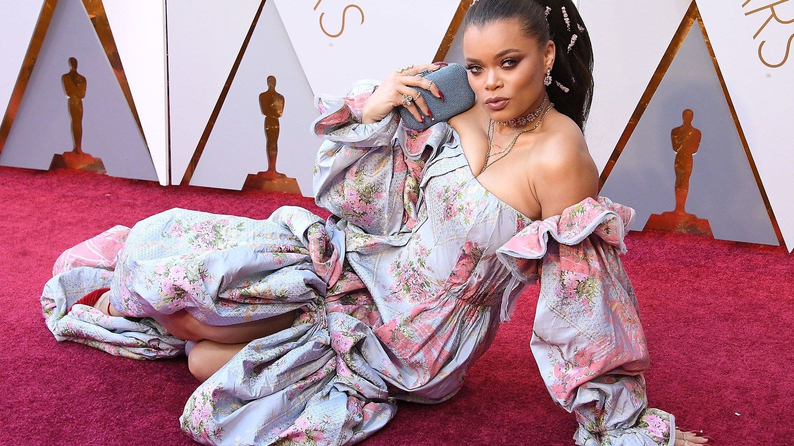 Andra Day arrives at the 90th Annual Academy Awards at Hollywood & Highland Center on March 4, 2018 in Hollywood, California. (Photo by Steve Granitz/WireImage)