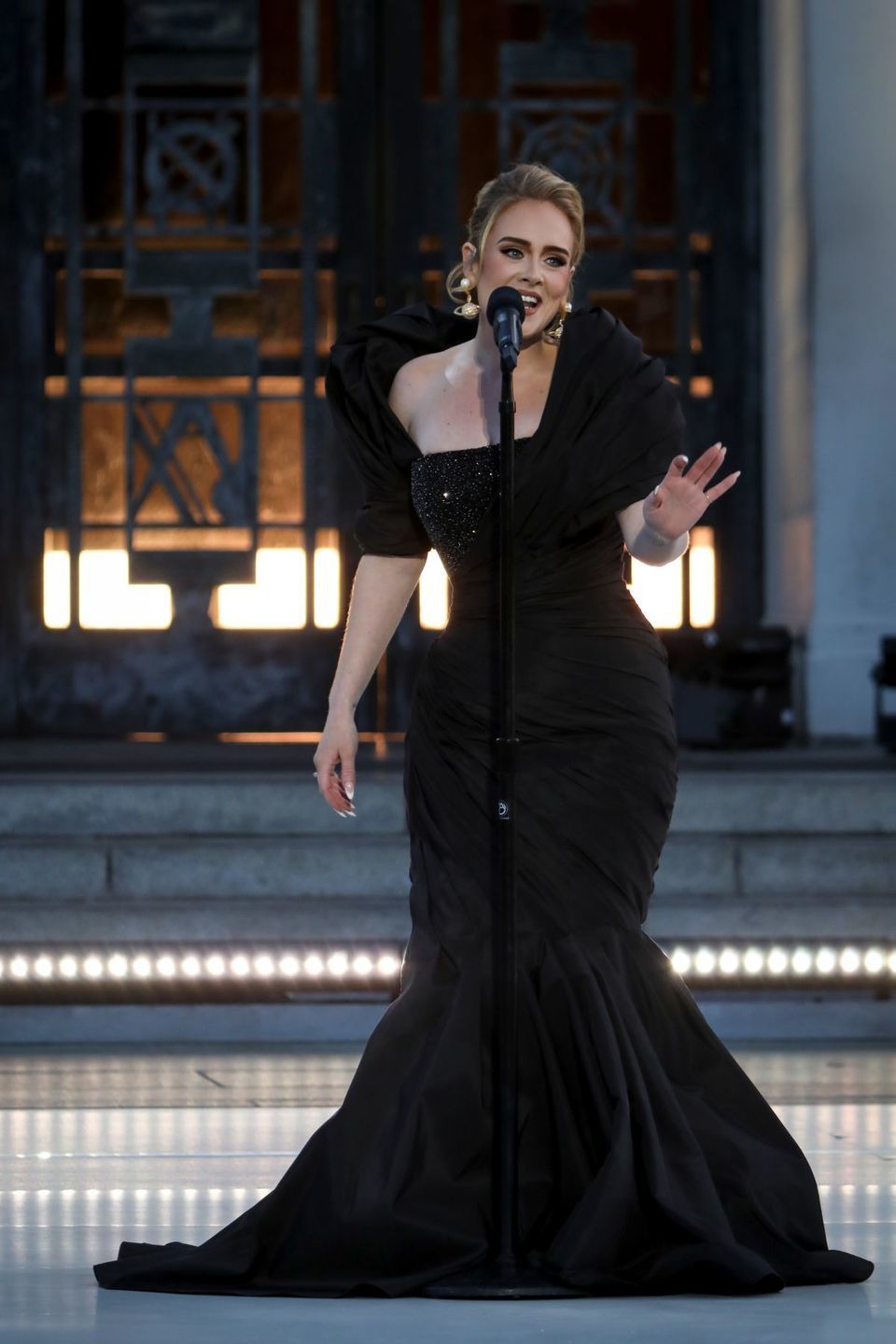 Adele performs 