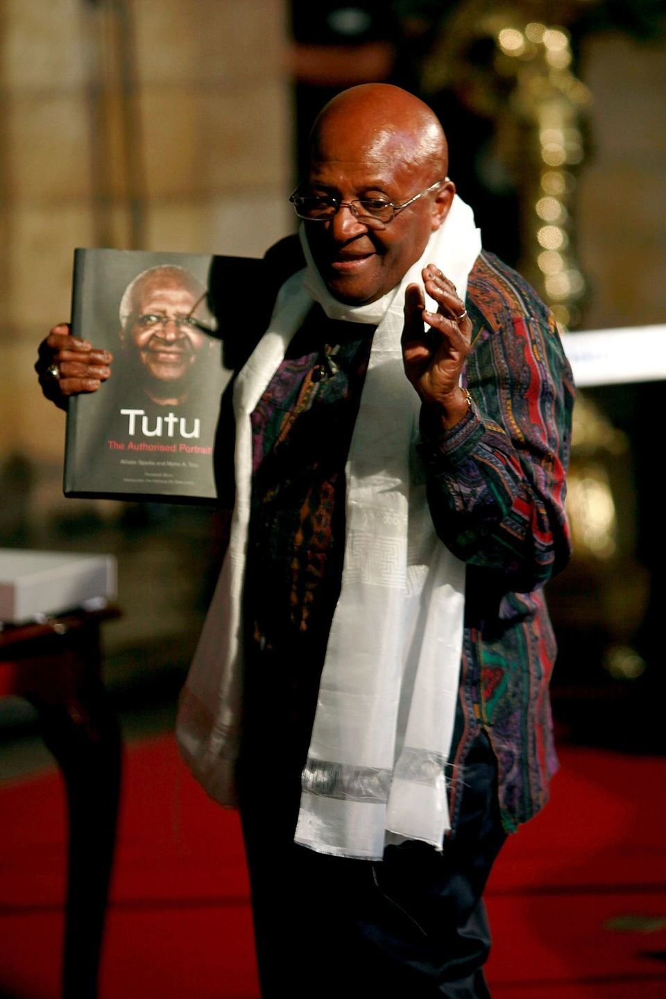 Archbishop Emeritus Desmond Tutu at work